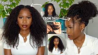 I Crocheted Human Hair Over My Small Micro Loc's!! "Miracle Knots" Method!! @Hot-Braids