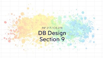 Oracle DB Design Section 9: Mapping