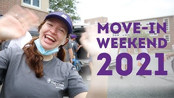 Move-In Day 2021 at College of the Holy Cross!
