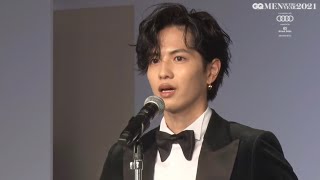 志尊淳、病気を経験「とにかく生きたい」と感じた／GQ MEN OF THE YEAR 2021 授賞式