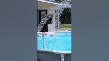 Get this pool fountain from poolhour.👍#pool #poolfountain #fyp #poolhour#summer