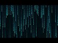 Falling Blue Pixels - 1 Hour Matrix Effect TV Screensaver and Live Wallpaper 4K