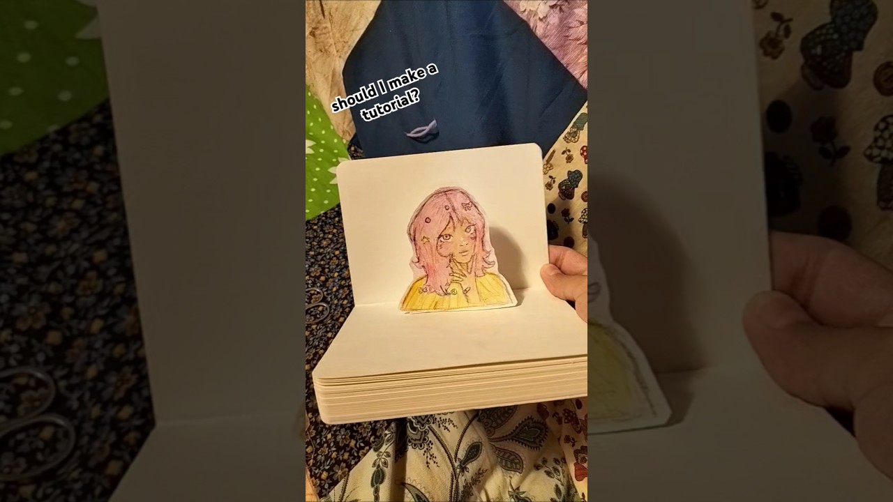 Making a pop up book! #shorts#fyp#fy#popup#book#tutorial#shouldi#foryoupage#viral#viralシ#fup#fypage