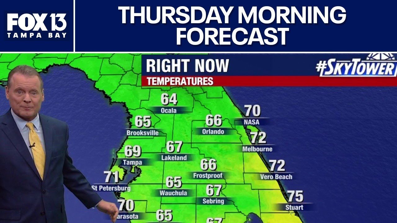 Tampa weather | Thursday morning forecast