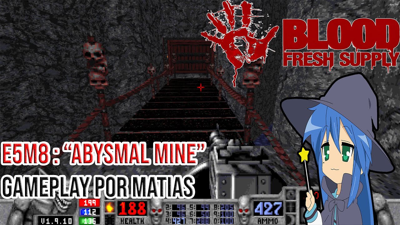 Gameplay completo Blood Fresh Supply [E5M8] "Abysmal Mine" por Matias