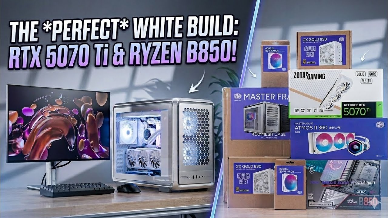 BUILD A Cooler Master MF 400 GAMING PC SETUP 2026 AMD R7 9800X3D 