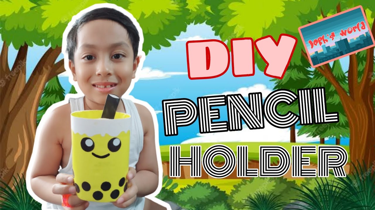 DIY Pencil Holder YouTube