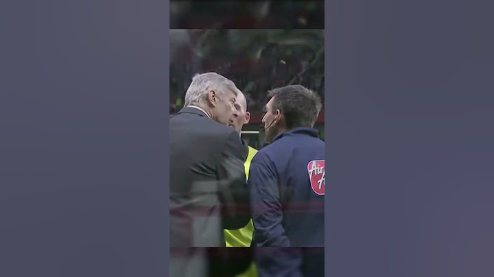 Wenger tem atitude inusitada ao ser expulso em 2009 | Adventures Sports | #shorts