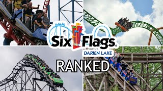 The Roller Coasters of Six Flags Darien Lake RANKED