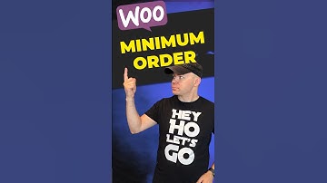 Set Woocommerce Minimum Order Amount #shorts