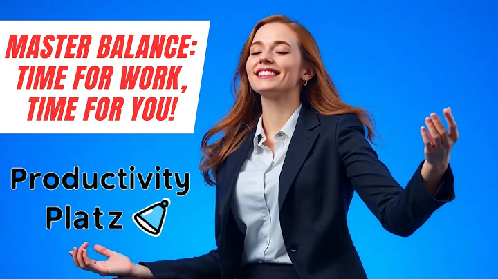 The Golden Rule for a Work-Life Balance: Your Key to Time Management