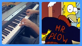 Video thumbnail of "Mr. Plow (The Simpsons) Piano Dub"