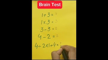 Brain Test #Math Puzzle #shortvideo #ytshorts |English Skills