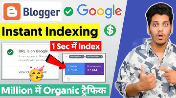 🥳Instant Indexing For Blogger (Index Page in 1 Sec) using API | Google api indexing Blogger