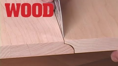 How to Make a Drop Leaf Table Joint (Rule Joint) -- WOOD magazine
