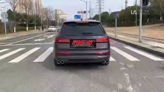 Audi Q7 4M 3 0T Equipped With OEM downpipe and Valvetronic Catback System