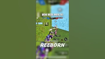 BGMI WoW Mode M416 1v1 #battlegroundmobileindiamontagepubgmobilemontage #gaming