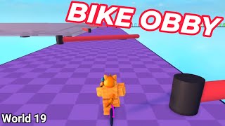 Obby But You're on a Bike (World 19) [Roblox]