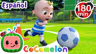 La canción del fútbol | Canciones Infantiles | Caricaturas para bebes | CoComelon en Español