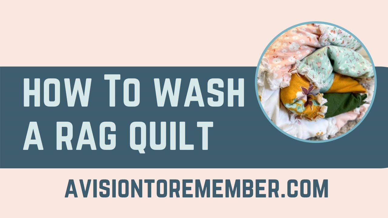 How to Wash a Rag Quilt YouTube