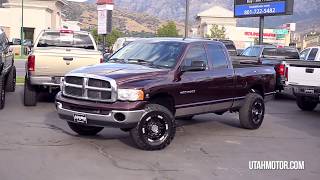 2005 Dodge Ram 2500 Maroon Quad Short Bed 5.9L Cummins  -  Utah Motor Company,LLC (801)899-4992