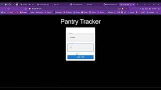 Pantry Tracker App - Version 1 Demo