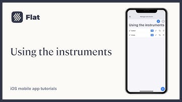 The instruments - Flat iOS tutorial