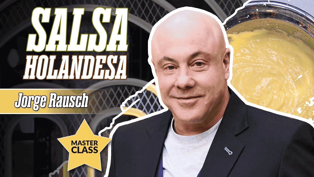 Aprende a preparar una salsa holandesa con el chef Jorge Rausch de MasterChef Celebrity