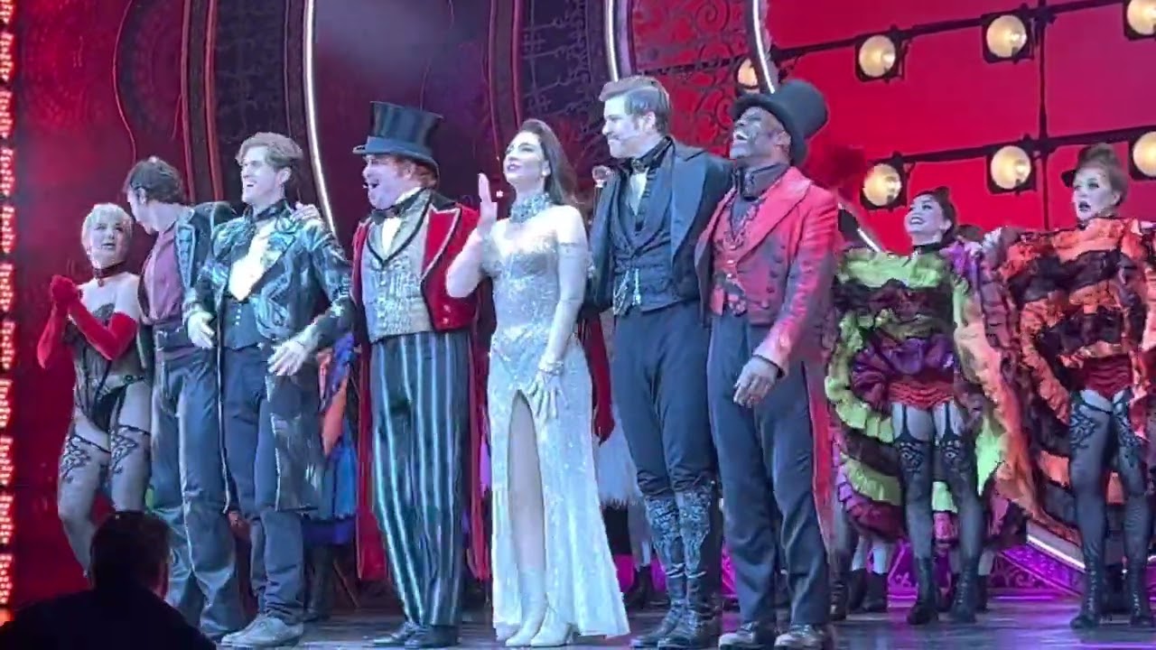 Moulin Rouge! Aaron Tveit’s First Curtain Call Back @ Al Hirschfeld Theatre (1/17/2023)
