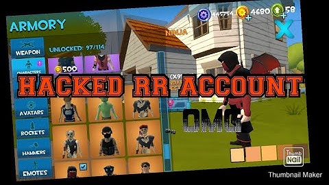 HACKED ROCKET ROYALE ACCOUNT...( Rocket Royale)