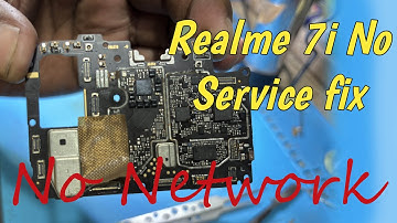 Realme 7i | No Network Coverage | No Service Solution | RMX2103