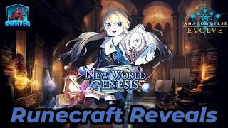 Shadowverse Evolve: New World Genesis Runecraft Reveals!