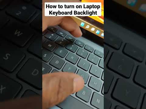 Video: Kaip įjungti nešiojamojo kompiuterio klaviatūros apšvietimą?