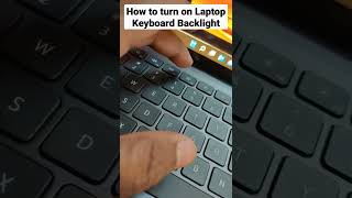 how to turn on laptop keyboard backlight💡⌨️