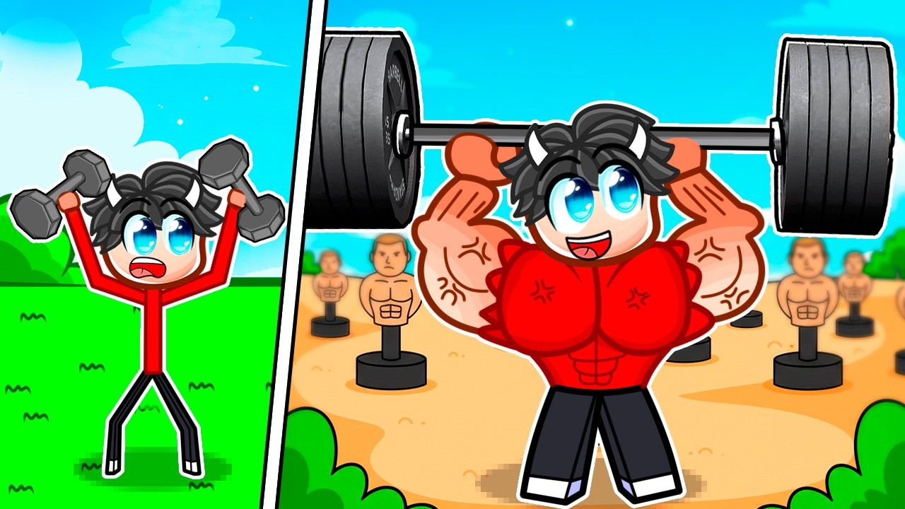 Jeg Bliver Stærkere Hvert Skridt Jeg Tager I Roblox!