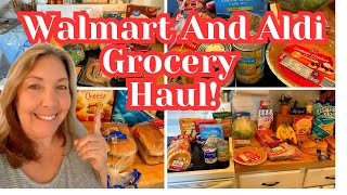 Walmart & Aldi Weekly Grocery Haul! June 2023! Low Spend Month!