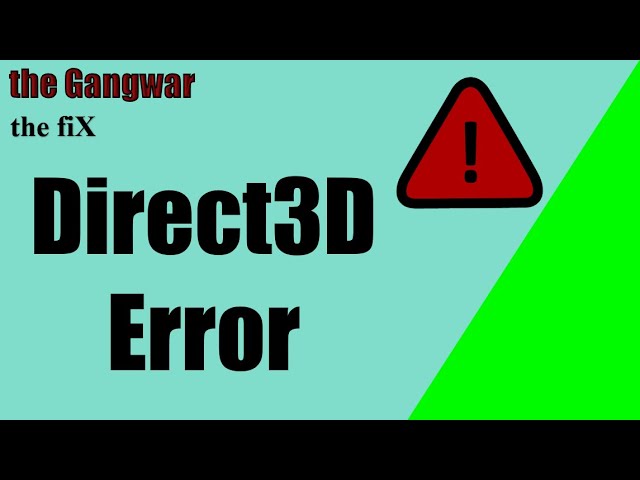 Ошибка д3. Error direct3d. Ошибка директ 3д.