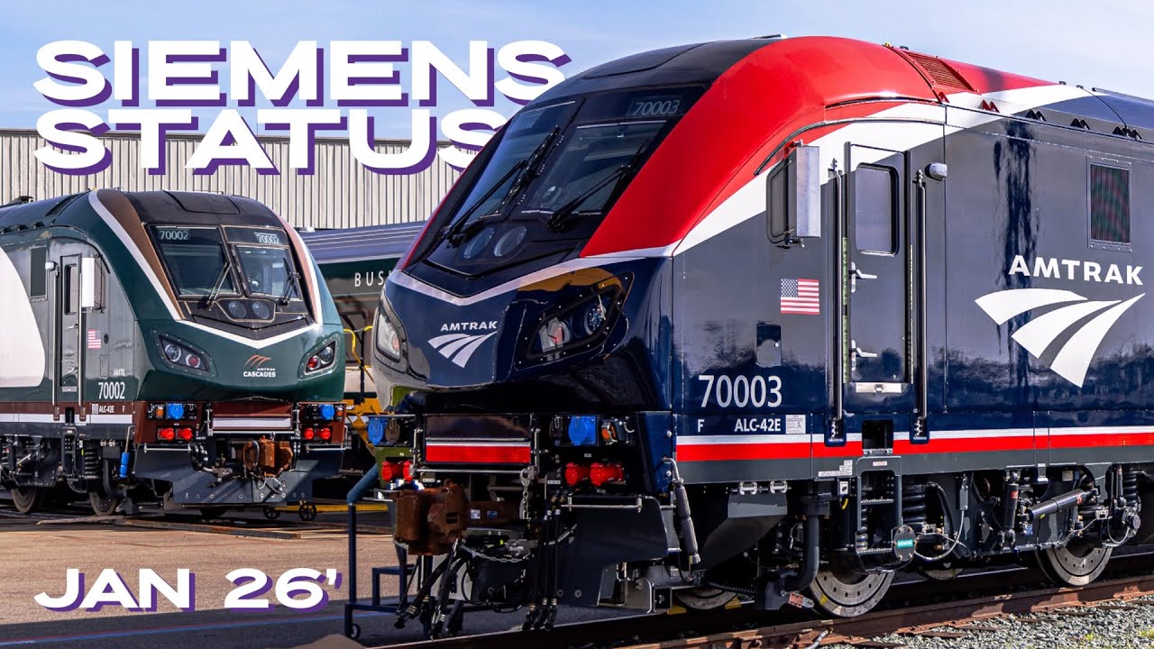 Siemens Florin Plant Status #10 - Amtrak Phase VII ALC-42E