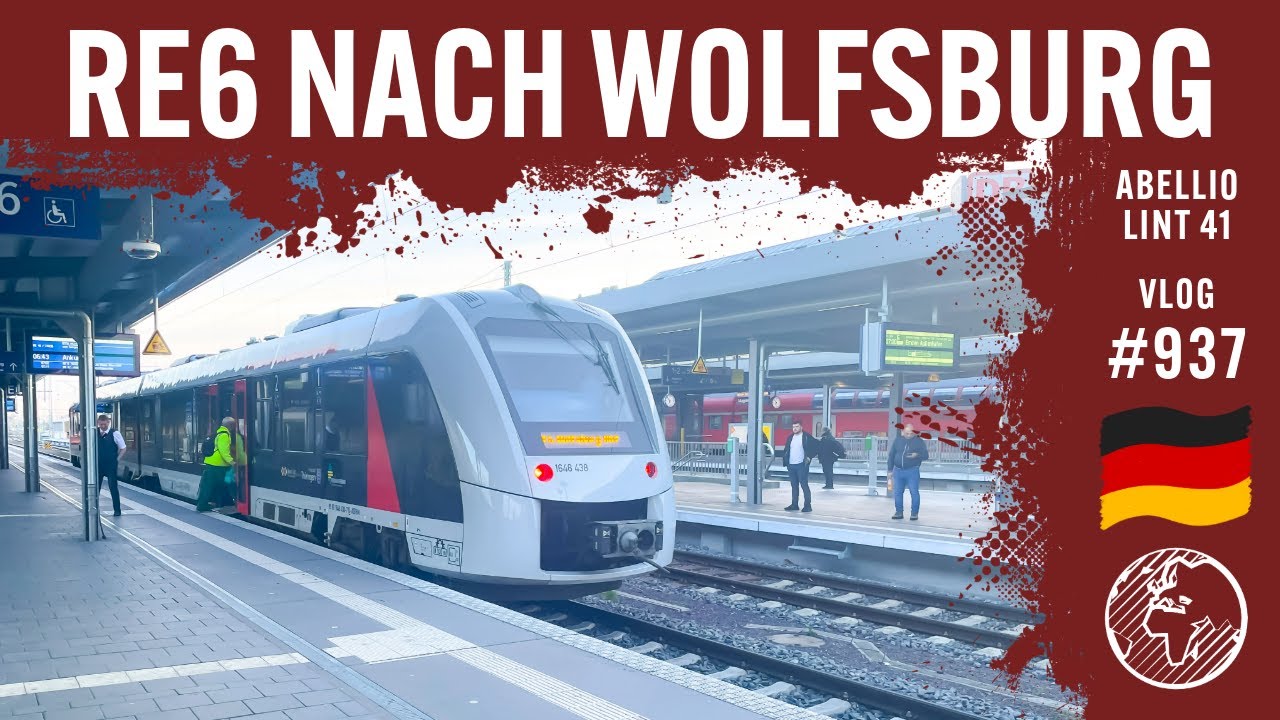 Im RE6 nach Wolfsburg | TripReport | Vlog 937