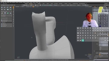 Subdivided surface and Hull Modeling in Modo