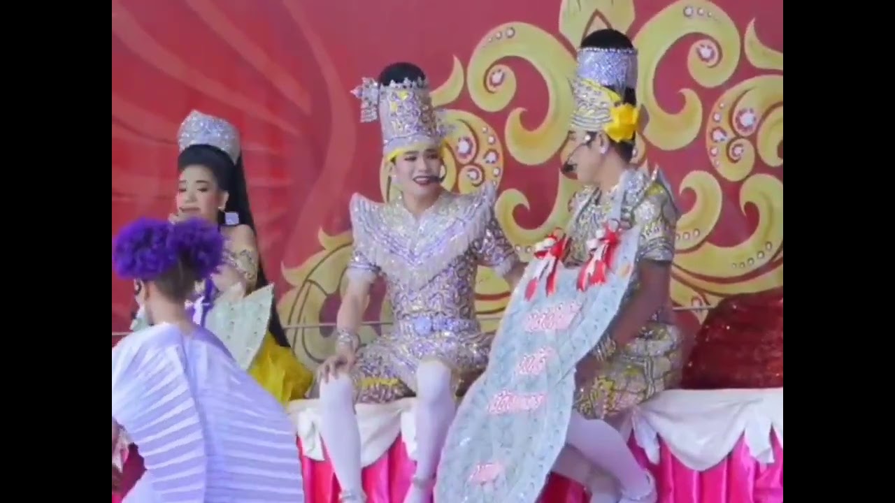 คนดูฮาน้ำตาไหล ทั้งนาฎศิลป์อ่างทองทั้งนางลิเก งานงอกแล้วกิดดา😁