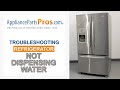 Refrigerator Won’t Dispense Water - Top 6 Reasons & Fixes - Kenmore, Whirlpool, Frigidaire, GE &more