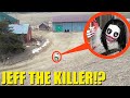 drone catches Jeff the Killer at secret hideout (we found him!)