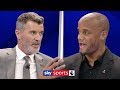 Roy Keane & Vincent Kompany disagree on whether the Premier League title race is over | Super Sunday