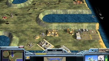 2v2 Gujin + Sega vs Hidden + Malfu attack aircraft Command & Conquer: Generals — Zero Hour