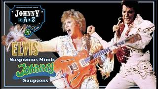 Johnny Hallyday & Elvis Presley - Soupçons /Suspicious minds (duo virtuel)