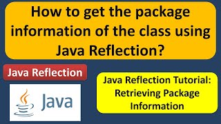 Famous How to get the package information of the class using Java Reflection? | Reflection in java Profile