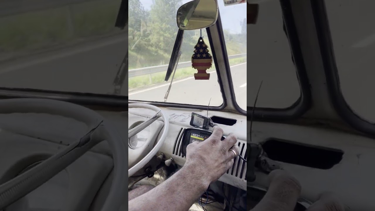 Kombi 1964 com motor K20 Turbo do Honda Civic SI, primeira acelerada  da Kombi na Rodovia!!!!