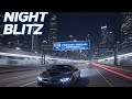 BMW driving on the NE1 Ahmedabad-Vadodara Expressway at night