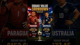Paraguay vs Australia 💰 Squad Value Showdown | Who Has the Stronger Squad?